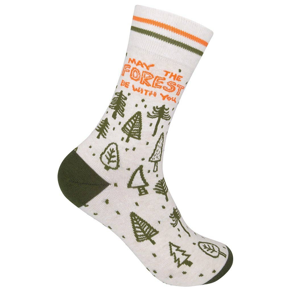May the Forest Be With You Socks | Unisex Sock | Nature Sock - HER Home Design Boutique